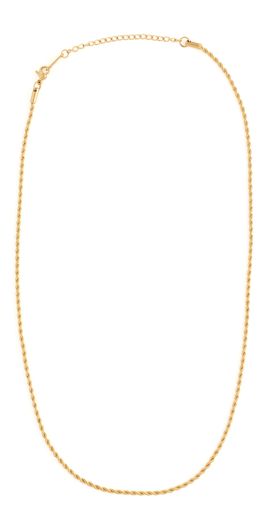 SHASHI SHASHI Rope Necklace Gold One