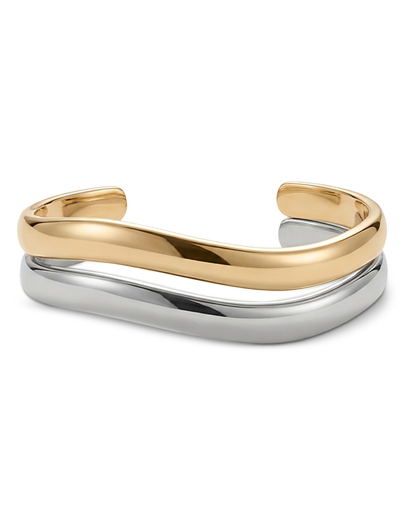 Shashi Shashi Ross Sculptural Cuff Bracelets, Set of 2