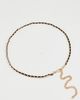 SHASHI SHASHI Rue Cambon Belt Black/Gold One - 2