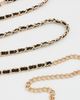 SHASHI SHASHI Rue Cambon Belt Black/Gold One - 4