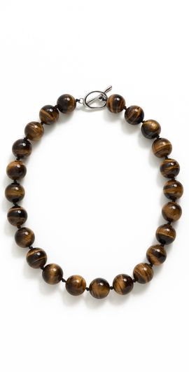 SHASHI SHASHI Savage Tiger Necklace Tiger Eye One
