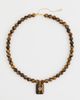SHASHI SHASHI Tiger's Eye Pendant Necklace Tiger Eye One - 4