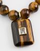 SHASHI SHASHI Tiger's Eye Pendant Necklace Tiger Eye One - 5