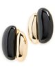 SHASHI SHASHI Una Earrings Noir/Gold One Size - 1