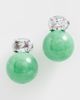 SHASHI SHASHI Vert Imperial Stud Earrings Jade One - 2