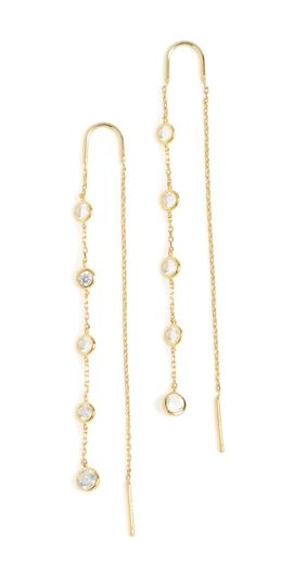 SHASHI SHASHI Whisper Ear Threader III Gold One