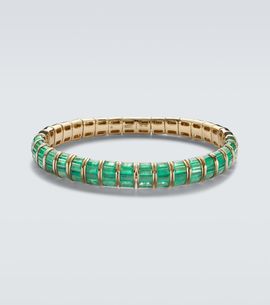 Shay Jewelry Shay Jewelry 18kt gold bracelet with emeralds