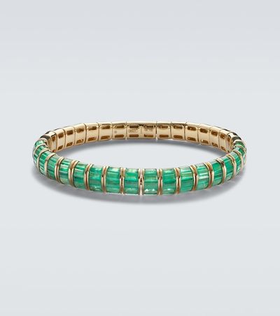 Shay Jewelry Shay Jewelry 18kt gold bracelet with emeralds