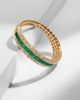 Shay Jewelry Shay Jewelry 18kt gold bracelet with emeralds and diamonds - 5