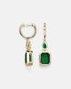 Shay Jewelry Shay Jewelry 18kt gold drop earrings with emeralds - 4