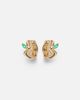 Shay Jewelry Shay Jewelry 18kt gold earrings with diamonds and emeralds - 1