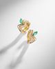 Shay Jewelry Shay Jewelry 18kt gold earrings with diamonds and emeralds - 5