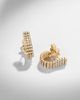Shay Jewelry Shay Jewelry 18kt gold hoop earrings with diamonds - 5