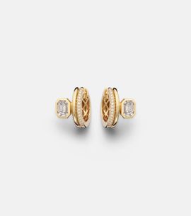 Shay Jewelry Shay Jewelry 18kt gold huggie earrings with diamonds