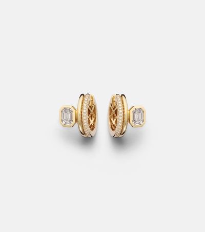 Shay Jewelry Shay Jewelry 18kt gold huggie earrings with diamonds