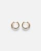 Shay Jewelry Shay Jewelry 18kt gold huggie earrings with diamonds - 4