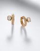 Shay Jewelry Shay Jewelry 18kt gold huggie earrings with diamonds - 5