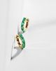 Shay Jewelry Shay Jewelry 18kt gold huggie earrings with emeralds - 5