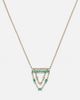 Shay Jewelry Shay Jewelry 18kt gold necklace with emeralds and diamonds - 4