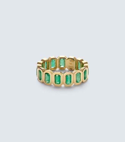Shay Jewelry Shay Jewelry 18kt gold ring with emeralds