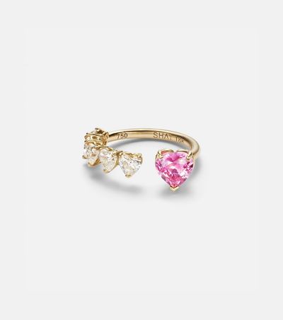 Shay Jewelry Shay Jewelry 18kt gold ring with sapphire and diamonds