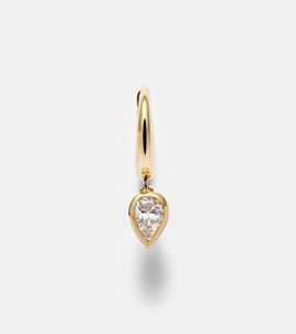 Shay Jewelry Shay Jewelry 18kt gold single huggie with diamonds