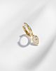 Shay Jewelry Shay Jewelry 18kt gold single huggie with diamonds - 5