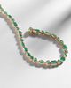 Shay Jewelry Shay Jewelry 18kt gold tennis bracelet with emeralds - 5