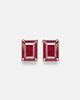Shay Jewelry Shay Jewelry 18kt rose gold earrings with rubies - 1