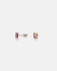 Shay Jewelry Shay Jewelry 18kt rose gold earrings with rubies - 4