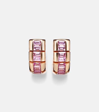 Shay Jewelry Shay Jewelry 18kt rose gold earrings with sapphires