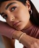 Shay Jewelry Shay Jewelry 18kt rose gold hoop earrings with sapphires and amethysts - 3