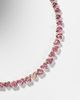 Shay Jewelry Shay Jewelry 18kt rose gold tennis necklace with sapphires and diamond - 5