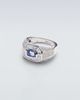 Shay Jewelry Shay Jewelry 18kt white gold ring with sapphire and diamonds - 1