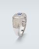Shay Jewelry Shay Jewelry 18kt white gold ring with sapphire and diamonds - 3
