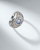 Shay Jewelry Shay Jewelry 18kt white gold ring with sapphire and diamonds - 4