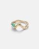 Shay Jewelry Shay Jewelry 18kt yellow gold ring with emeralds - 1