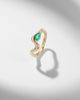 Shay Jewelry Shay Jewelry 18kt yellow gold ring with emeralds - 5