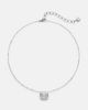 Shay Jewelry Shay Jewelry Bezel Illusion 18kt white gold pendant necklace with diamonds - 1
