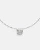Shay Jewelry Shay Jewelry Bezel Illusion 18kt white gold pendant necklace with diamonds - 4