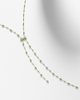 Shay Jewelry Shay Jewelry Cascade Y 18kt gold necklace with emeralds and diamonds - 5