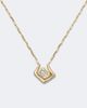 Shay Jewelry Shay Jewelry Diamond Zar 18kt gold pendant necklace with diamonds - 4