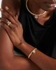 Shay Jewelry Shay Jewelry Floating 18kt gold bangle with diamonds - 2