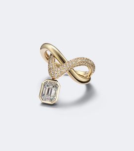 Shay Jewelry Shay Jewelry Floating Zar 18kt gold ring with diamonds