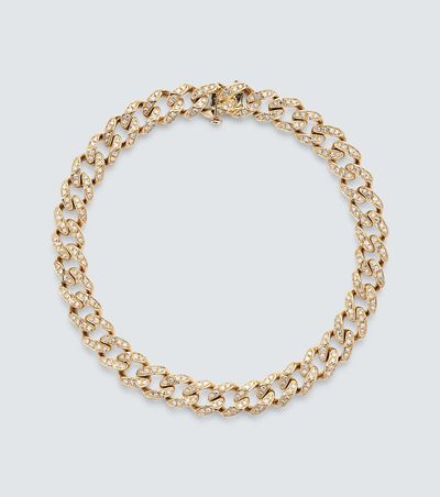 Shay Jewelry Shay Jewelry Medium 18kt gold chain bracelet with diamonds