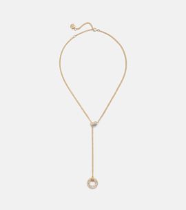 Shay Jewelry Shay Jewelry Orbit 18kt gold lariat necklace with diamonds