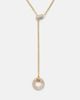 Shay Jewelry Shay Jewelry Orbit 18kt gold lariat necklace with diamonds - 4