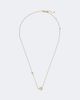 Shay Jewelry Shay Jewelry Petite East West Fancy 18kt gold pendant necklace with diamonds - 1