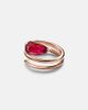 Shay Jewelry Shay Jewelry Ruby Pear 18kt rose gold ring with ruby - 1