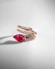 Shay Jewelry Shay Jewelry Ruby Pear 18kt rose gold ring with ruby - 5